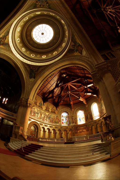 ACES tone mapping — preserves color in highlights with filmic rolloff